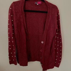 Maroon Cardigan for Sale